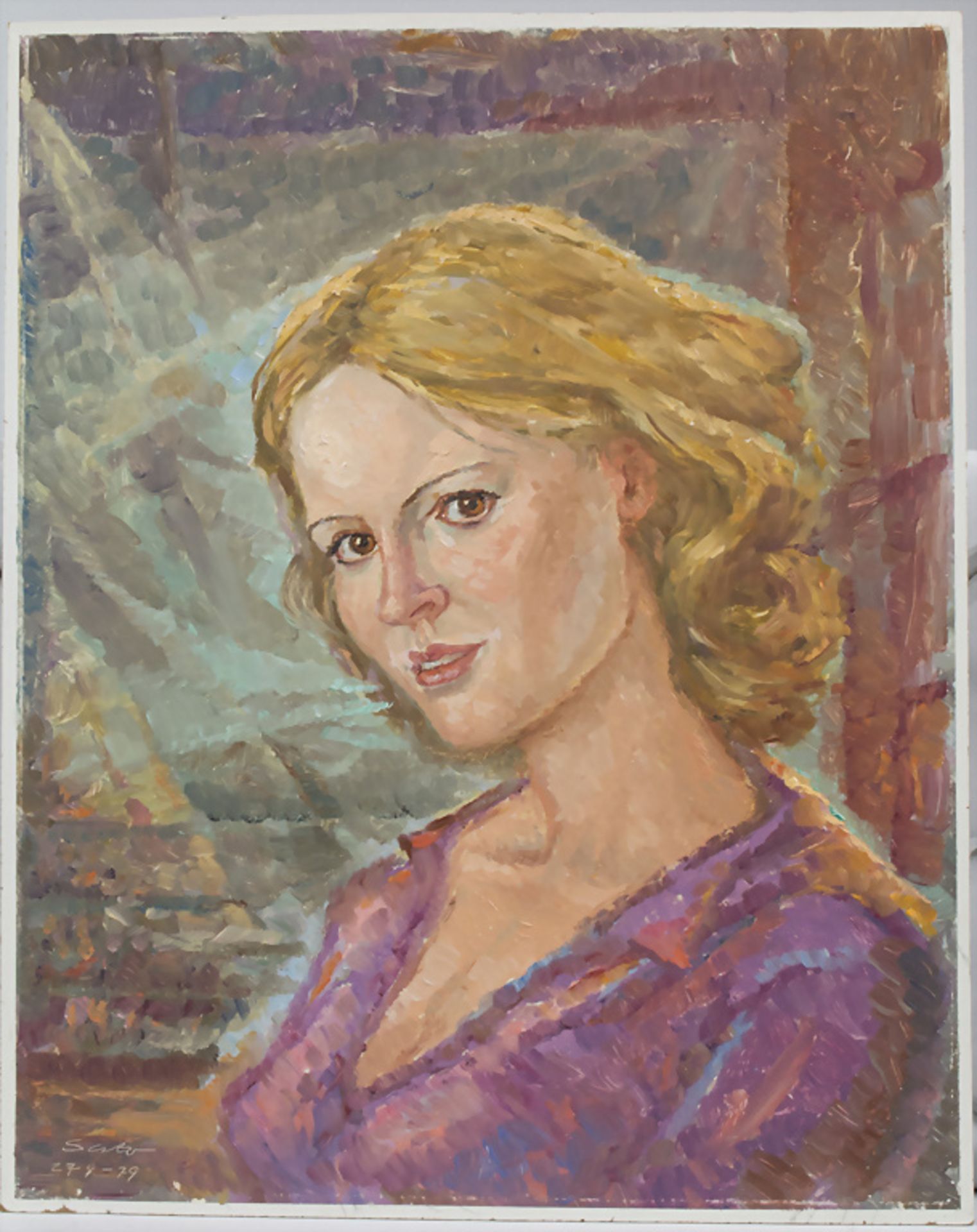 Hardy Schneider-Sato (1919-2002), 'Porträt der Schauspielerin Claudia Neidig' / 'A portrait of ...