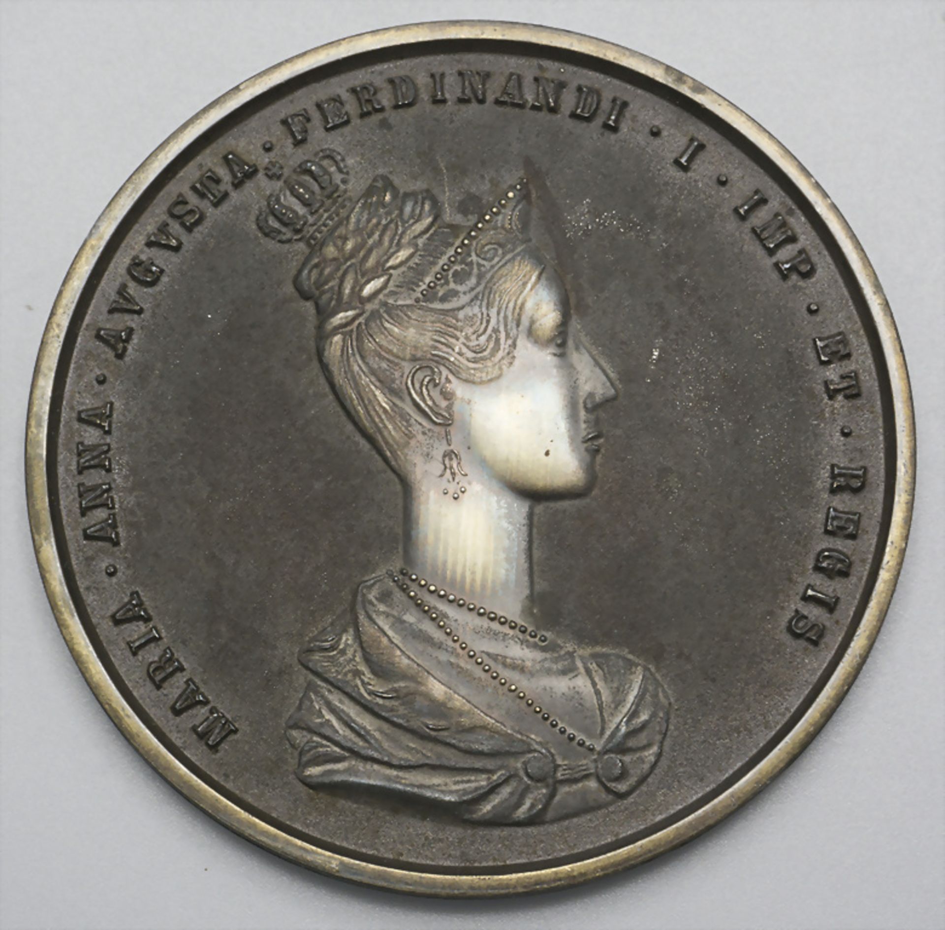 Medaille 'Krönung Maria Anna Augusta und Kaiser Ferdinand in Prag 1836', Replik