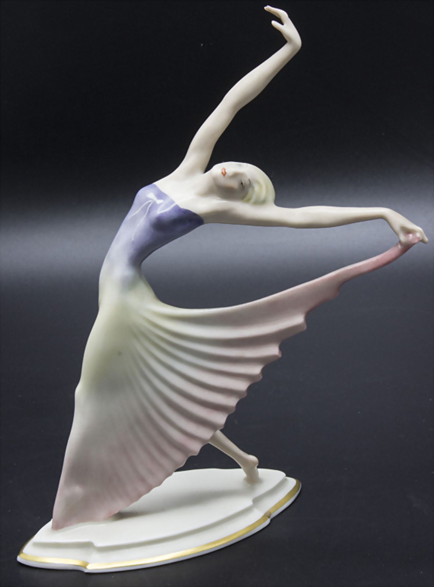 Art Déco Figur 'Tänzerin' / 'A dancer', Karl Tutter, Hutschenreuther, Selb, 1920-1938