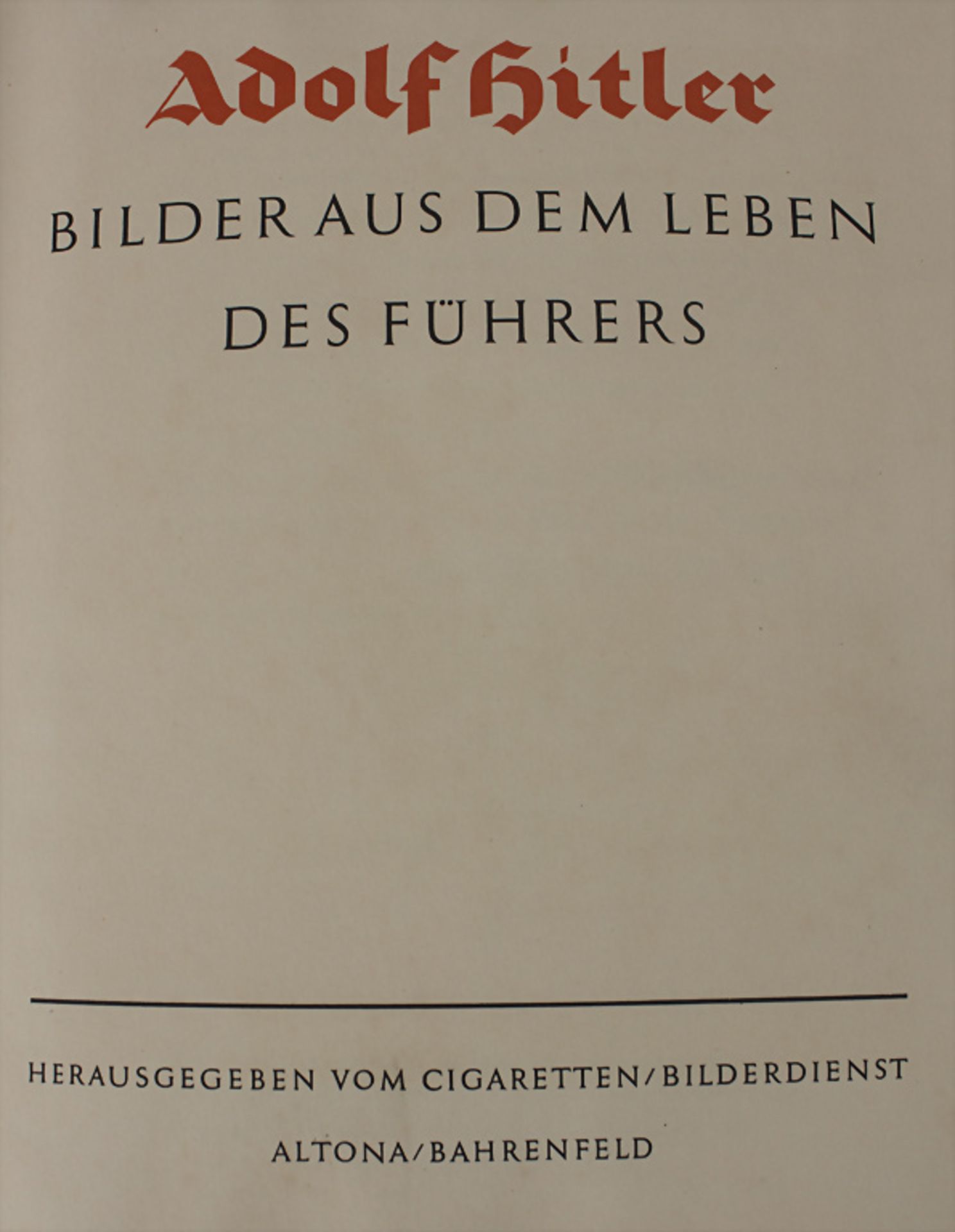 Zigarettenbilder Sammelalben / Albums with collectible pictures, deutsch, 3. Reich