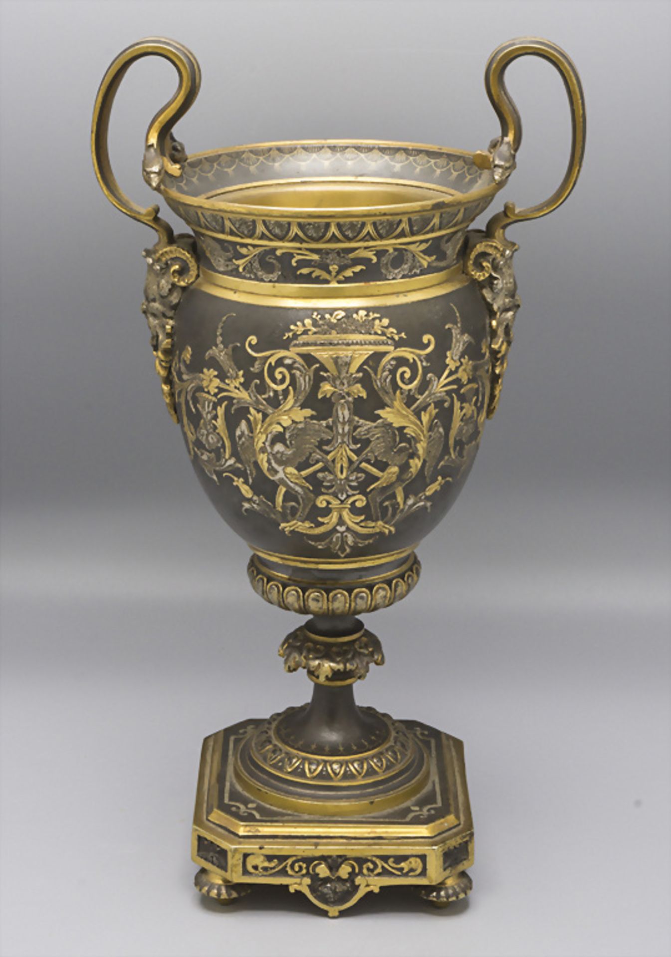 Bronze Prunkvase / A splendid bronze vase, um 1860 (Napoleon III.)