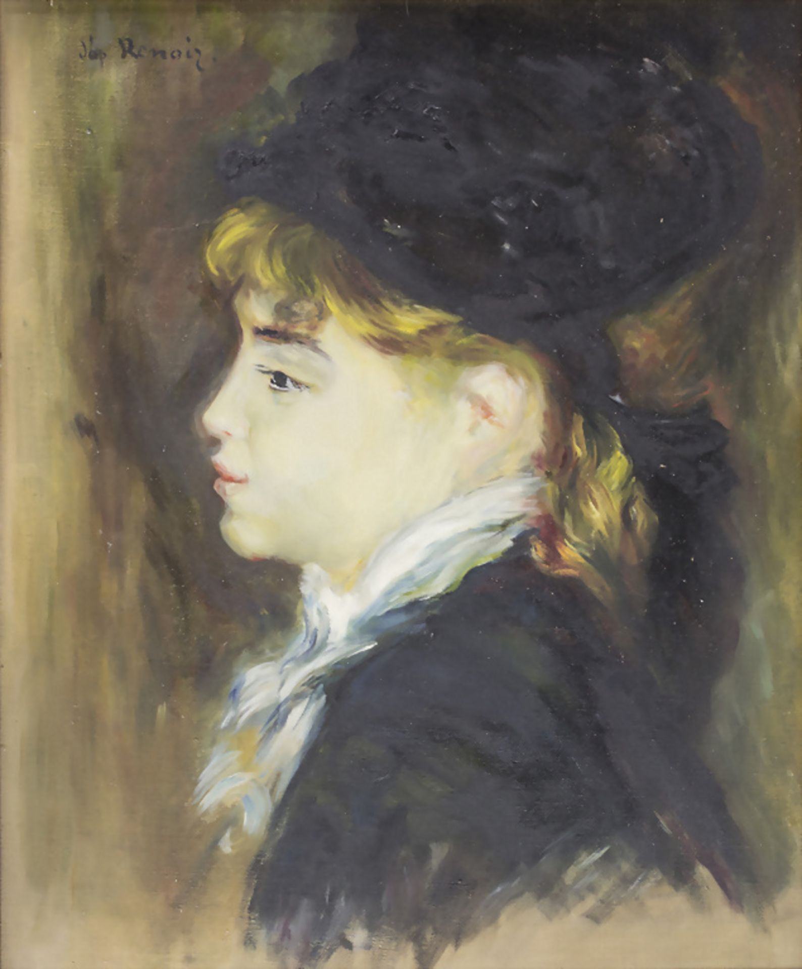 Nach Auguste Renoir, 'Damenporträt' / 'Portrait of a lady'