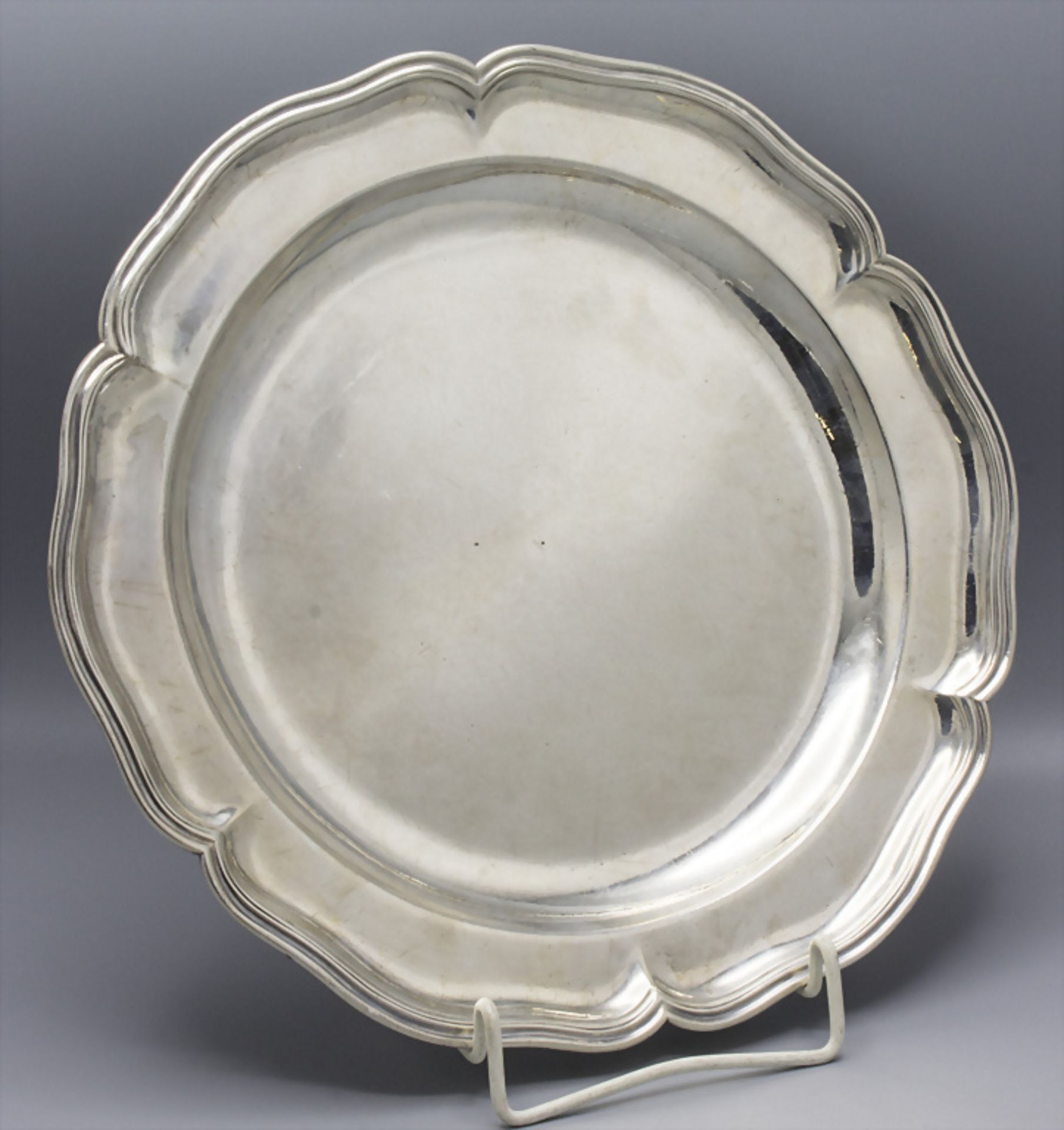 Silberplatte / A silver plate, Jean Daniel Barde, Geneve, um 1750
