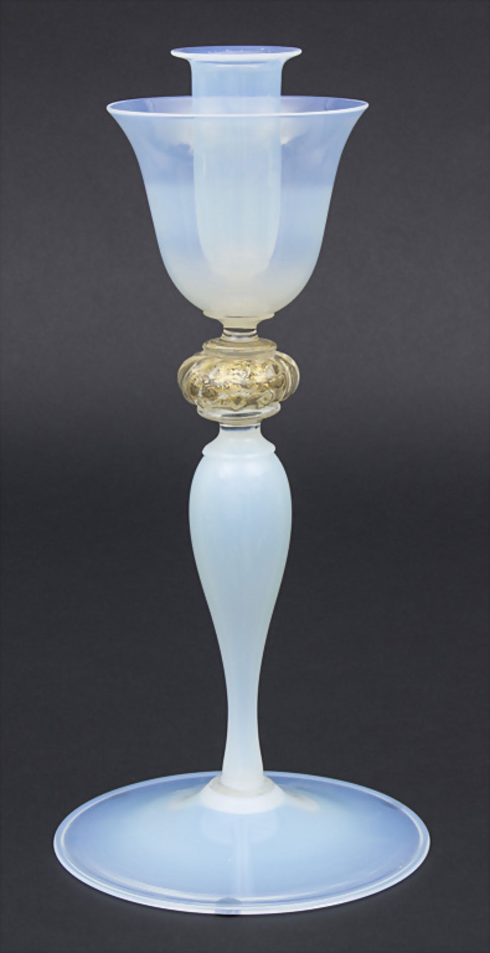 Kerzenleuchter / A candle holder, Salviati & Co., Murano, 1. Hälfte 20. Jh.