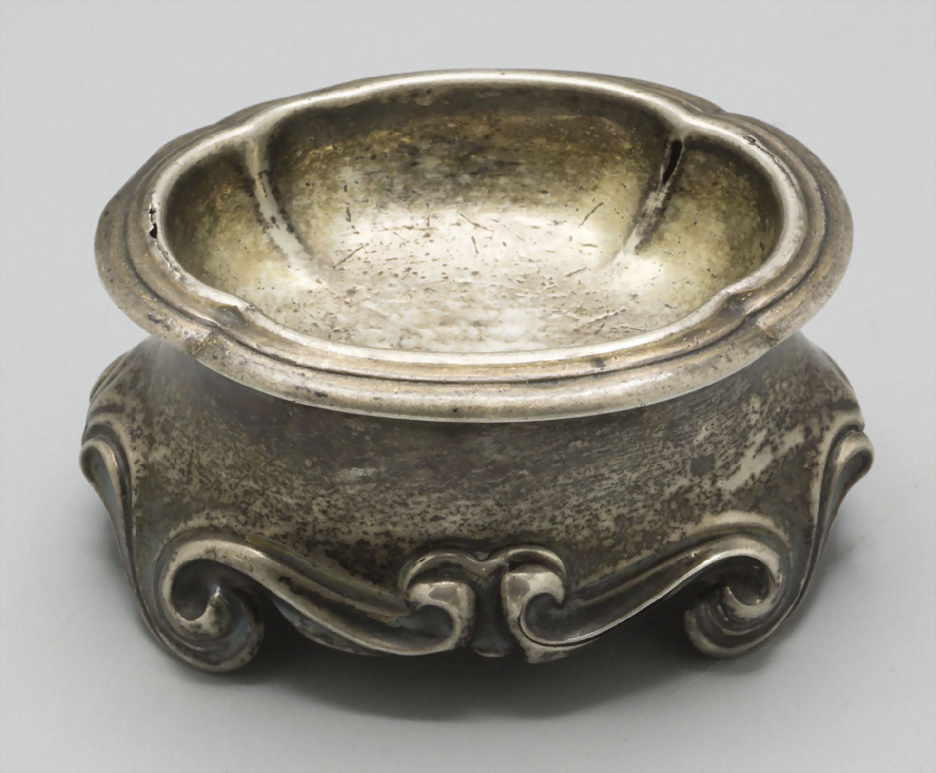 Saliere / Gewürzschälchen / An silver salt cellar, Uhlman, Straßburg/Strasbourg, 1769