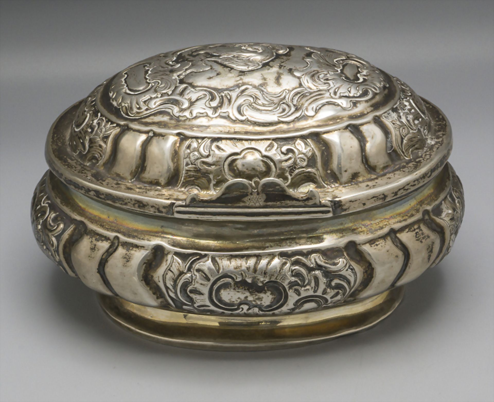 Rokoko Zuckerdose / A silver sugar bowl, Moskau/Moscow, um 1770