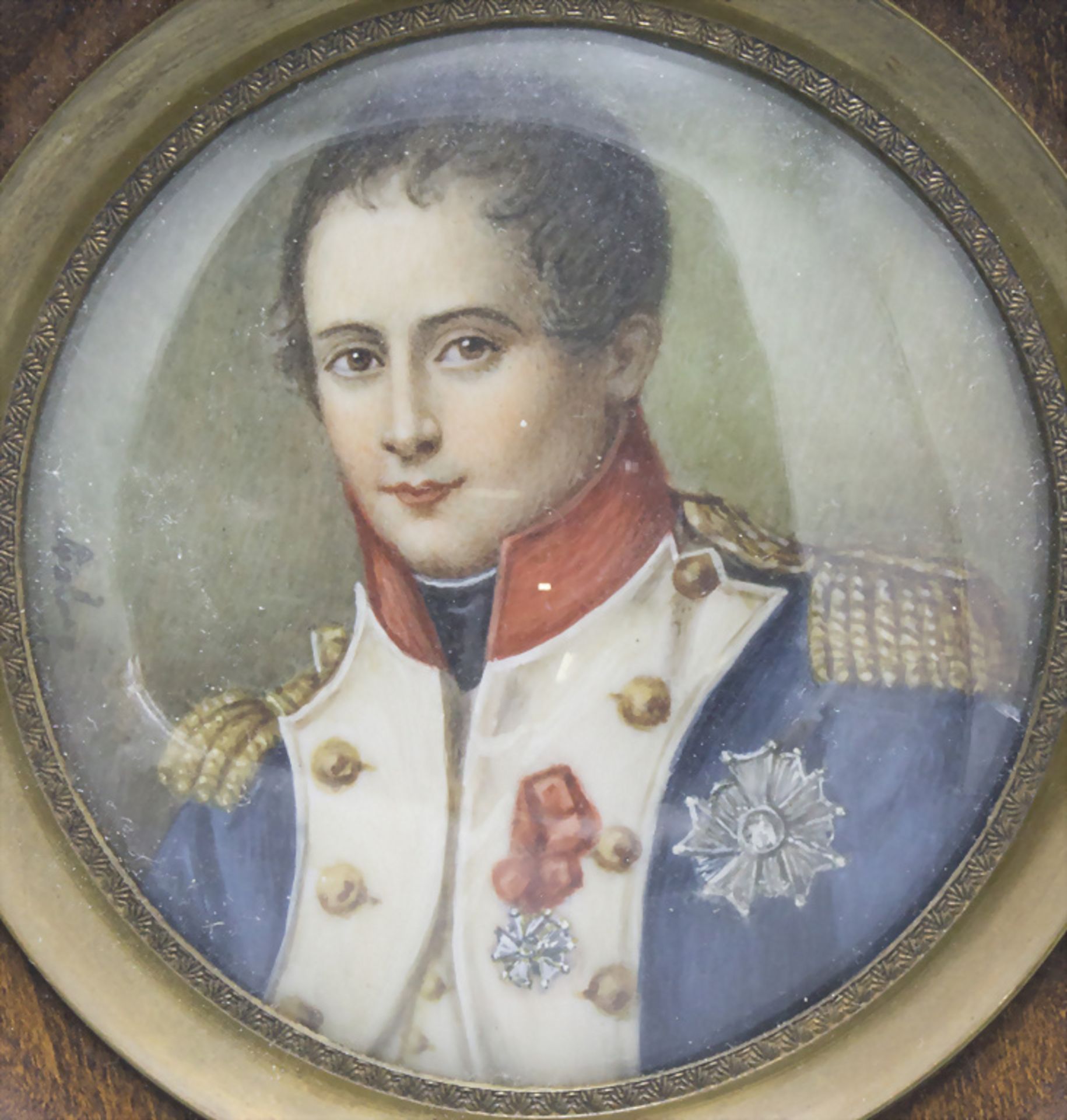 Miniatur Porträt 'Joseph Bonaparte' / A miniature portrait of 'Joseph Bonaparte', Frankreich, ...