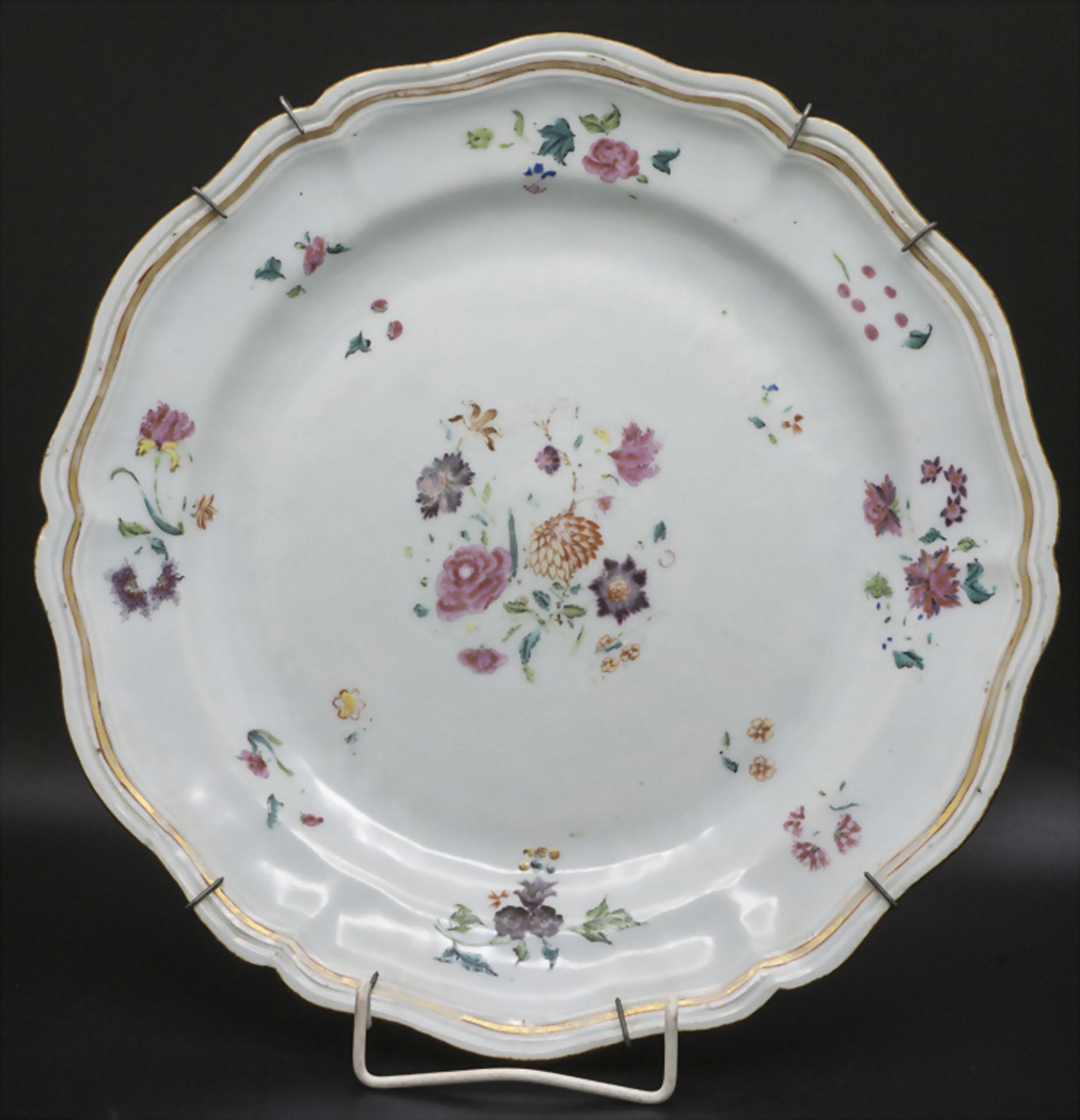 Teller / A porcelain plate, China, Qing-Dynastie (1644-1911), K'ang-hsi Periode (1662-1722)