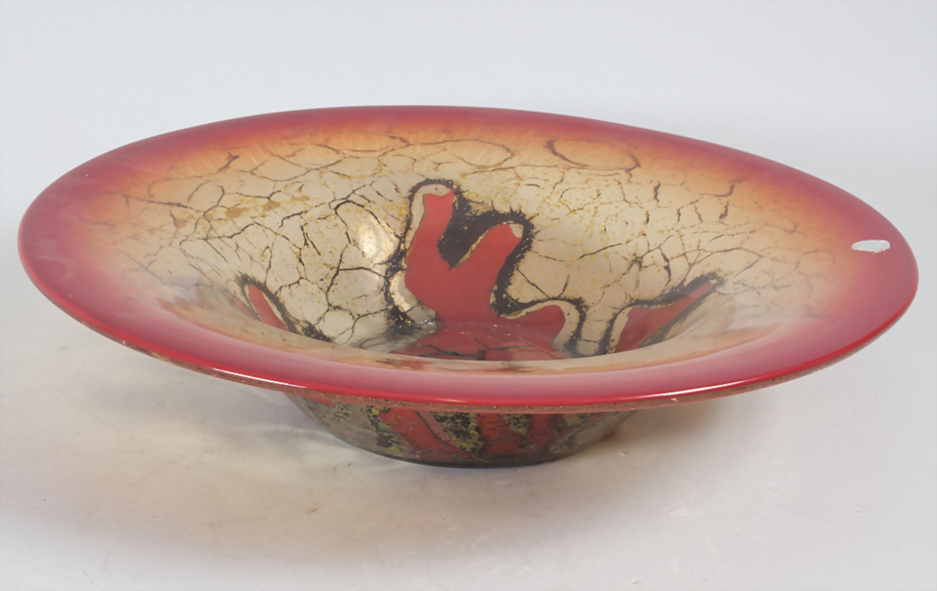 Große Glasschale / A glass bowl, WMF Ikora, um 1930