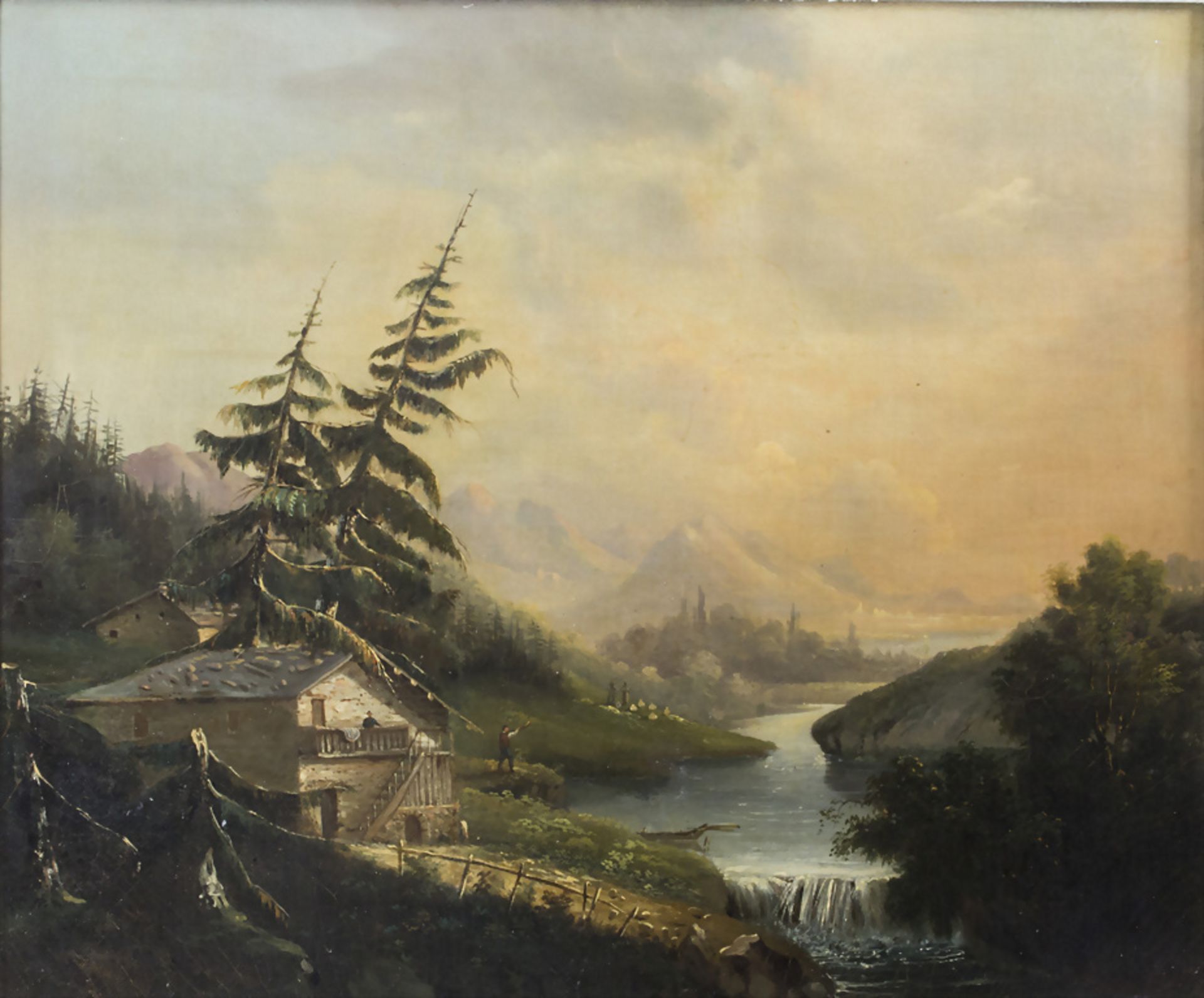 Robert ZÜND (1826-1909), 'Schweizer Landschaft' / 'Paysage Suisse' / 'A Suiss landscape'