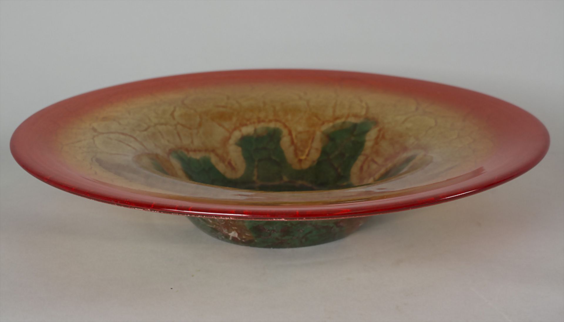 Große Glasschale / A glass bowl, WMF Ikora, um 1930