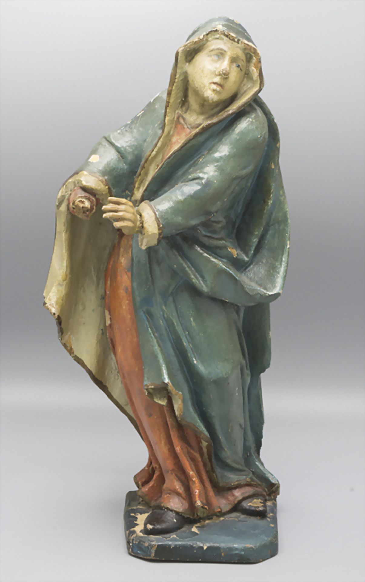Heiligenfigur 'Magdalena?', süddeutsch, 18. Jh.