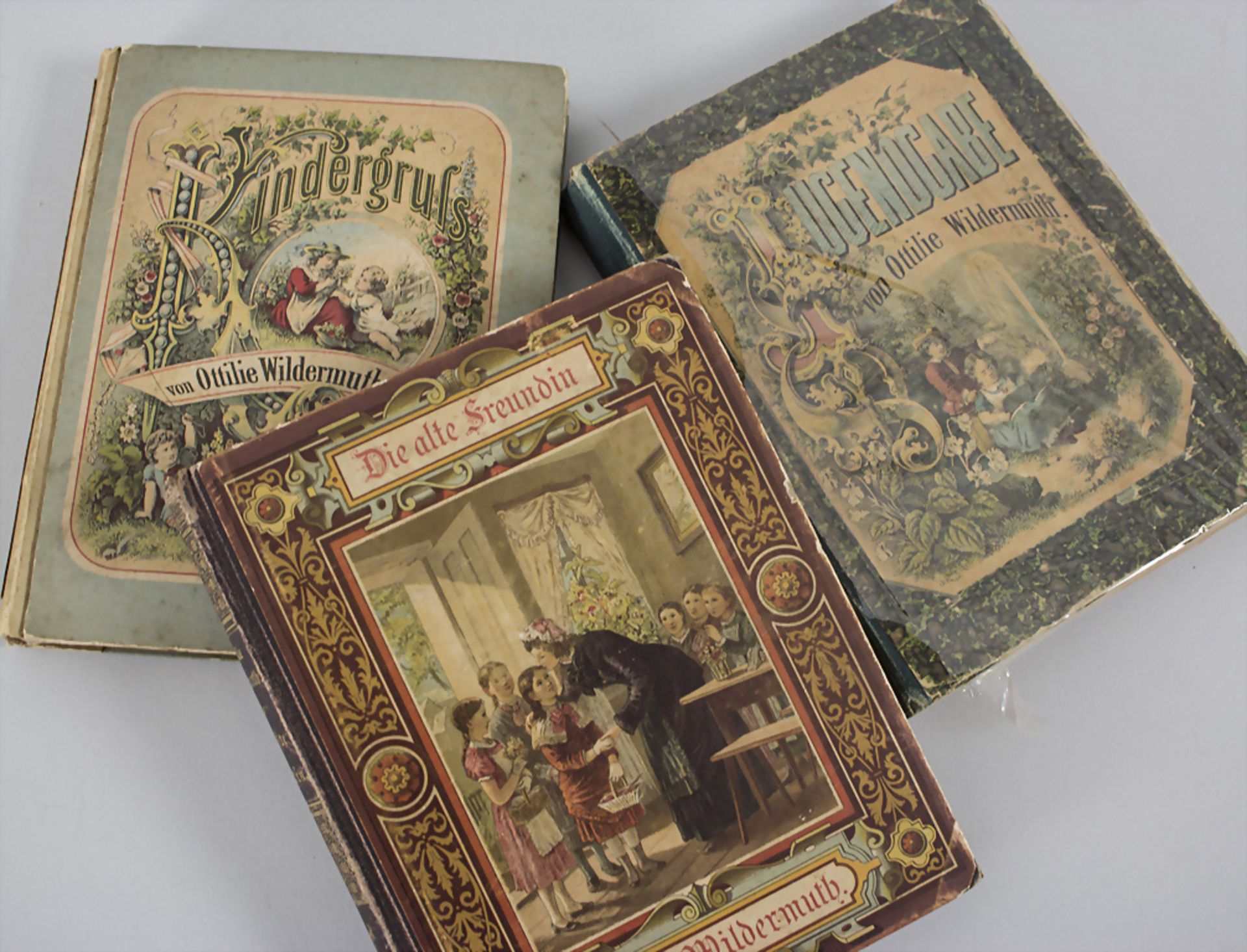 3 Jugendbücher von Ottilie Wildermuth / 3 books for children of Ottlie Wildermuth, Stuttgart, ...