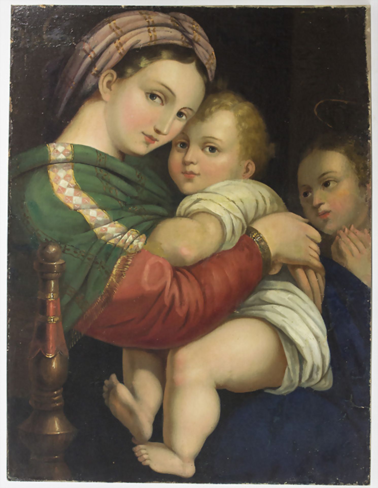 Nach Raffael Sanzio da Urbino, 'Madonna della Sedia' / 'Our Lady of the chair', 20. Jh.