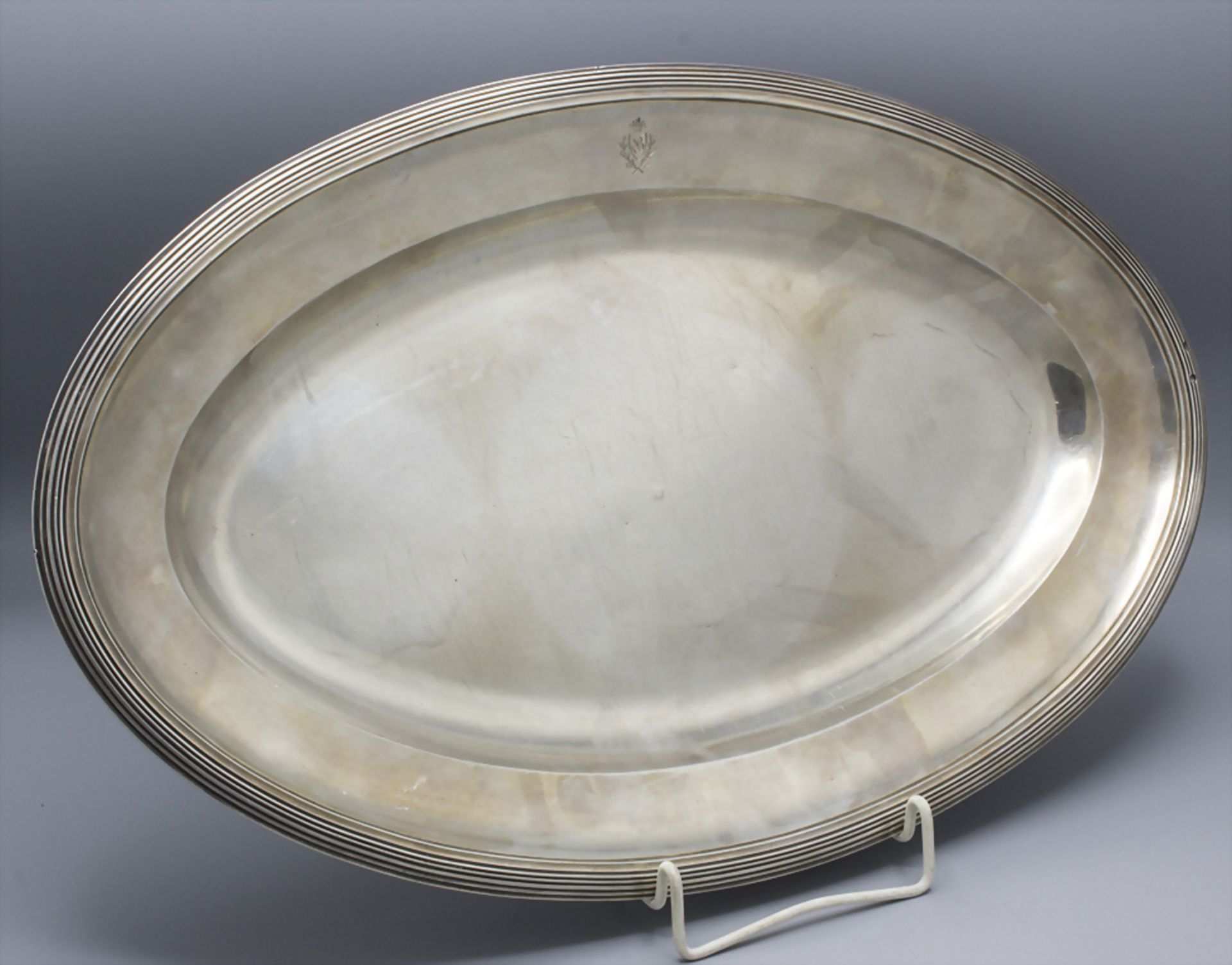 Ovale Platte / An oval silver tray, D. Legrand, Paris, nach 1819