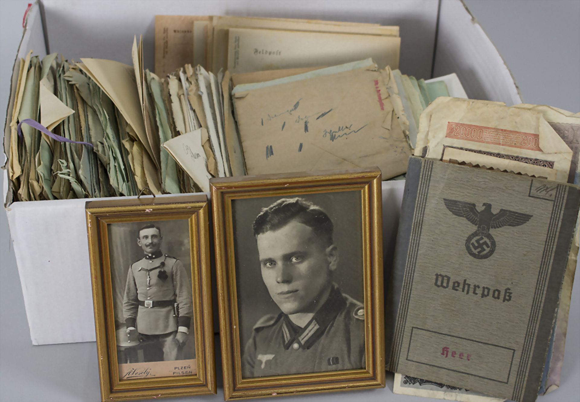 Großes Konvolut Feldpost / A big collection of military letters, 3. Reich