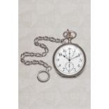 Longines Monopusher Chronograph Pocket Watch