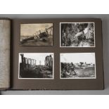 Fotoalbum Westfront 1917/18 50 mittels Fotoecken befestigte Fotografien vom Juli 1917 bis Juli 1918,