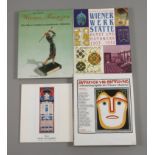 Konvolut Kunstliteratur Wiener Kunsthandwerk bestehend aus 4 Büchern: Ernst Hrabalek, Wiener