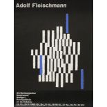 Adolf Fleischmann, Plakat originalgraphisches Plakat, erschienen anlässlich einer Ausstellung im