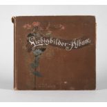 Liebigbilder-Album um 1900, ca. 44 Serien, ca. 260 Bilder, Serien oft unvollständig, in originalem