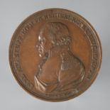 Jubelmedaille Carl August Senff Regierungsrat und Deichhauptmann des Oberoderbruchs, "Zur Feier