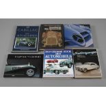 Konvolut Automobilbücher bestehend aus 6 Titeln: Faszination Oldtimer, Nachkriegswagen, Das große