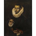 Portrait nach "El Greco" Darstellung des Jorge Manuel Theotokopoulos, (das Original von ca. 1600-