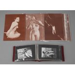 Konvolut erotische Fotografien ca. 60 Stück unterschiedlicher Formate, Mitte 20. Jh., männliche