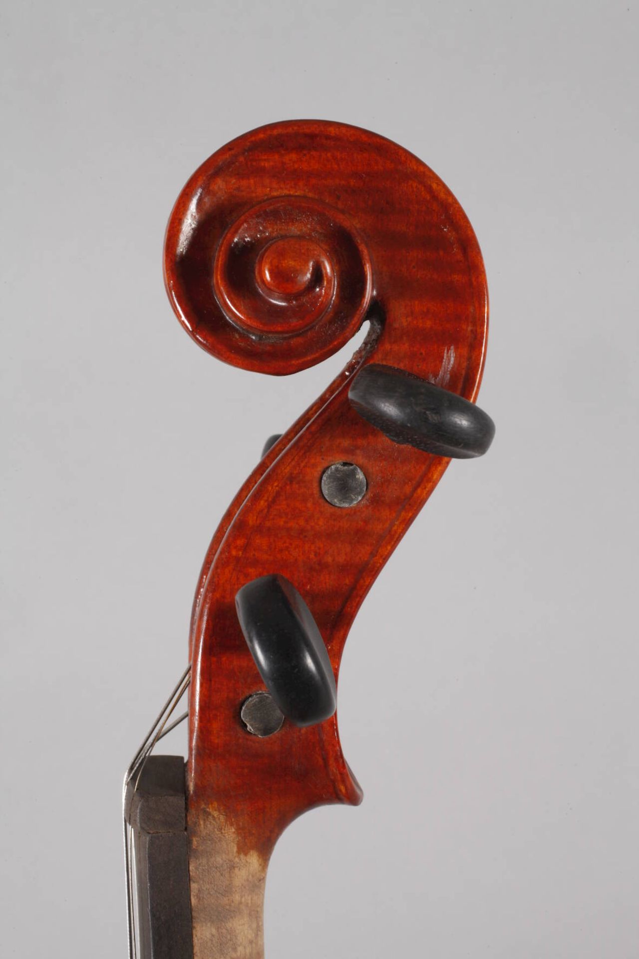 Violine Luigi Amici innen auf Klebezettel signiert Luigi Amici Roma 1925, geteilter, sehr - Image 4 of 7