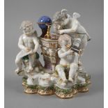 Meissen "Allegorie - Die Astronomie" aus einer Serie von 40 Gruppen für Kaiserin Katharina II.,