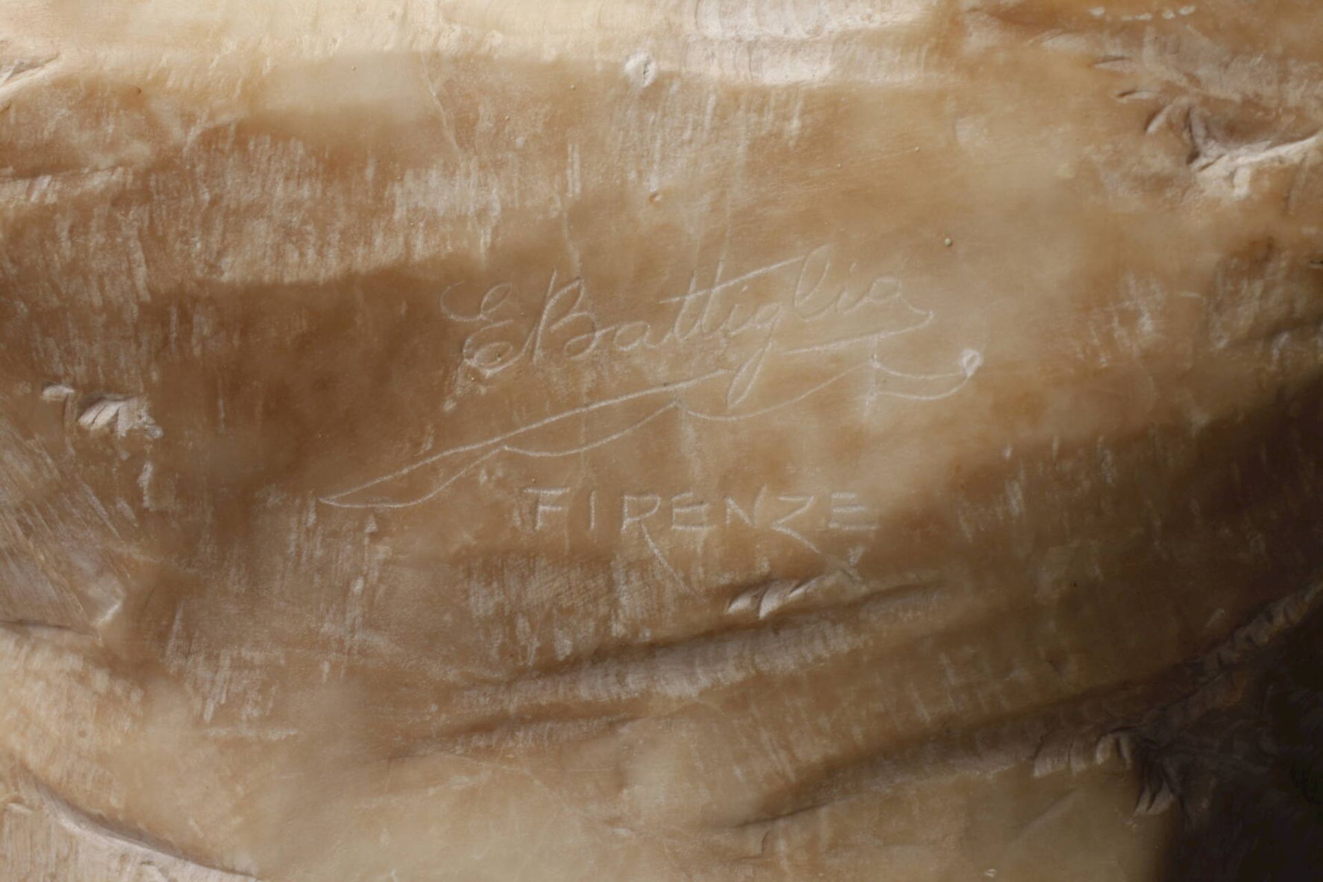 Eugenio Battiglia, Baigneuse Anfang 20. Jh., signiert "E. Battiglia Firenze", bezeichnet "Baigneuse" - Image 6 of 7