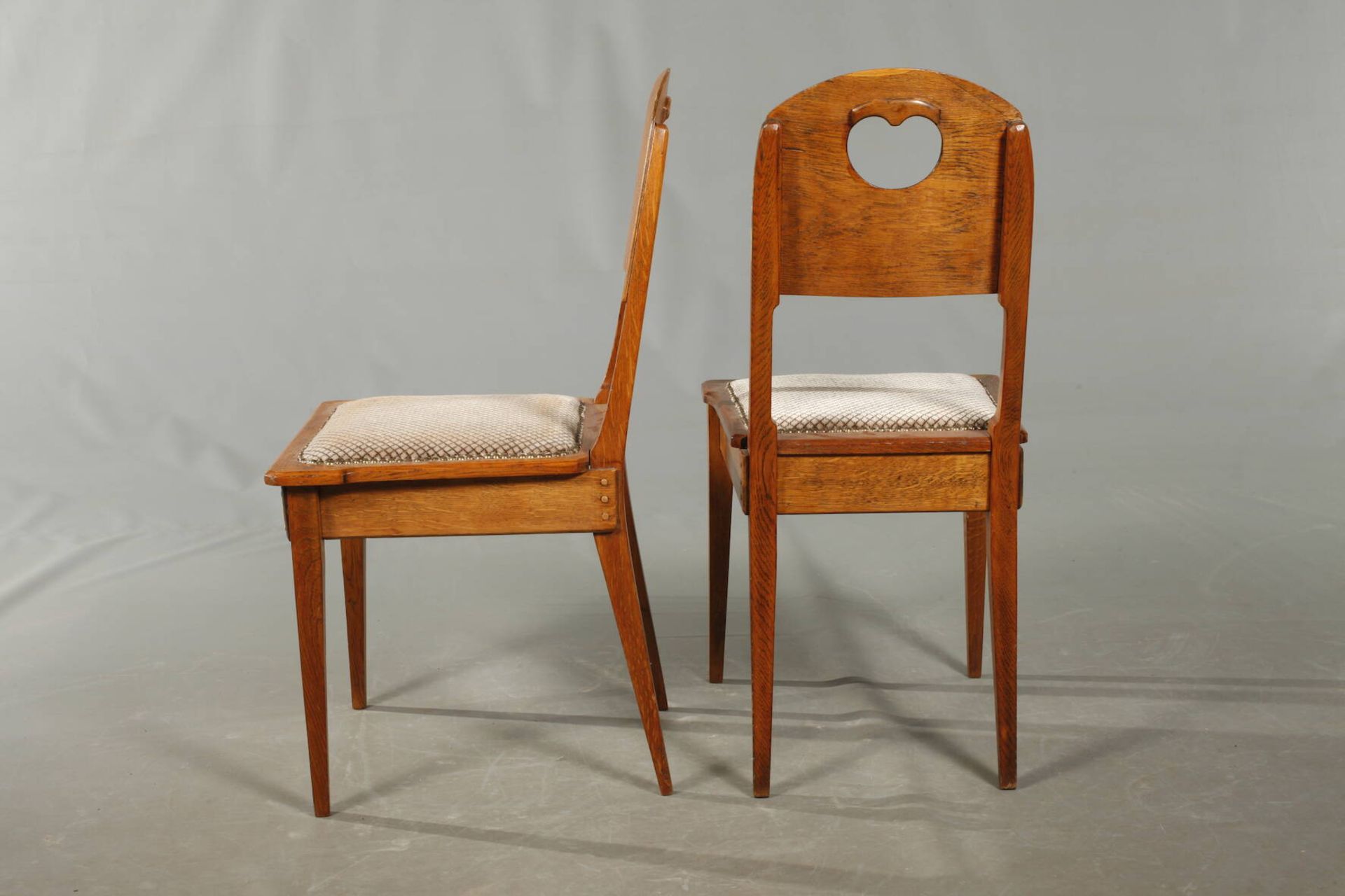 Vier Stühle Richard Riemerschmid Entwurf um 1906, Ausführung Vereinigte Werkstätten für - Image 4 of 5