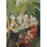 Hans Sachs, Kastanienblüte Komposition aus Kastanienblüten und Blattwerk, wohl Arbeit aus der