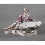 Meissen figürliche Konfektschalen "Kavalier an Schale", Entwurf Johann Joachim Kändler 1762,