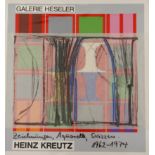 Heinz Kreutz, Plakatentwurf entstand anlässlich einer Ausstellung im Jahre 1974, Zeichnung auf