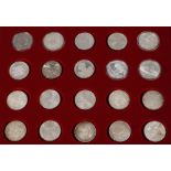 Sammlung 10 DM/Euro Silbermünzen DM: 300 Jahre Franckesche Stiftungen, 50 Jahre Deutsche Mark,