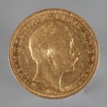 20 Mark Preußen 1889, ss, G ca. 7,94 g.