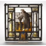 Kleine Bleiverglasung mit Handmalerei datiert 1561 sowie bezeichnet Friedrich Braun zu Röd...,