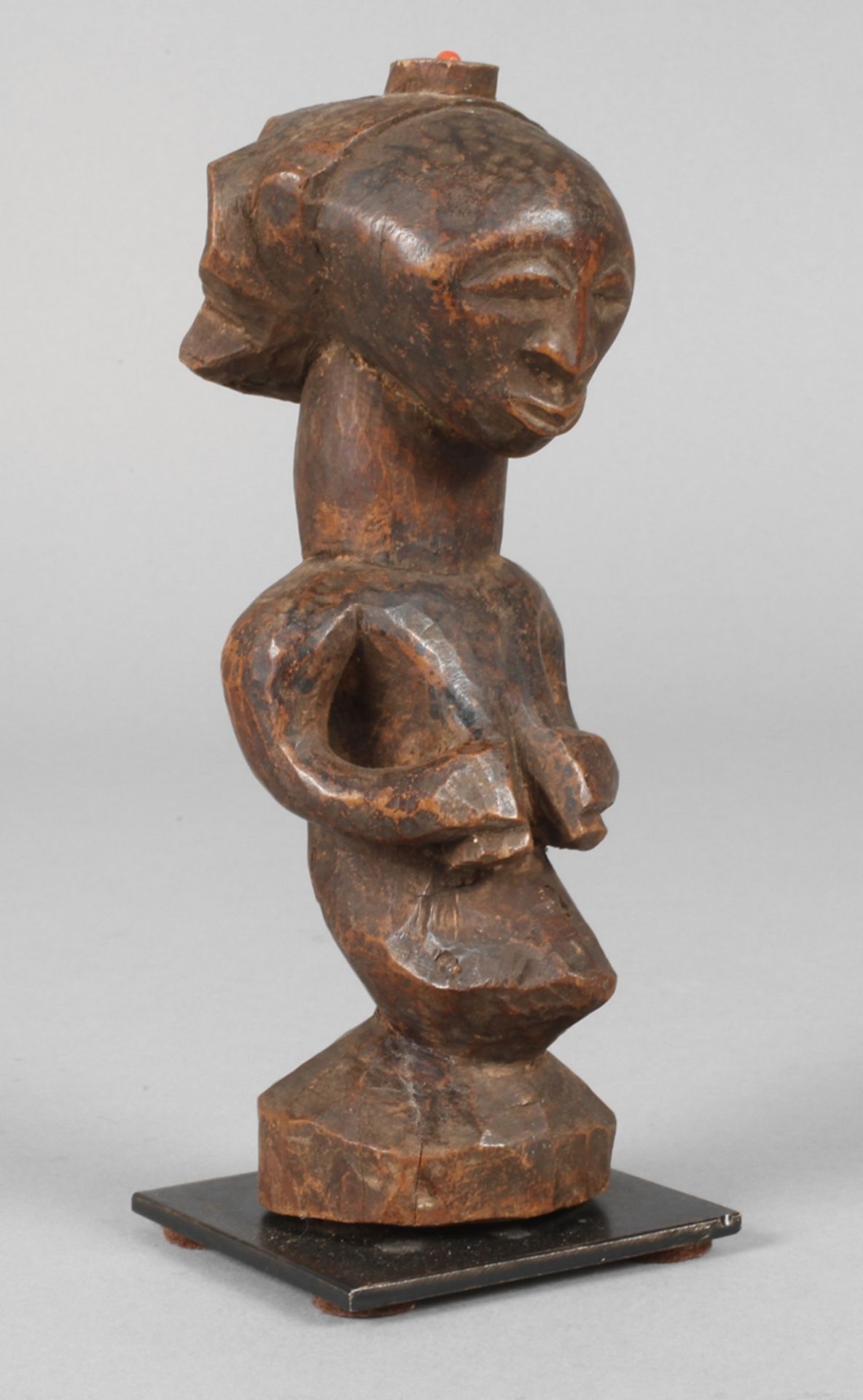 Kleine Ahnenfigur 20. Jh., südöstlicher Kongo, Stamm der Luba-Hemba, aus dem Südosten des Kongo,