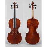 Violine Modell Amatus 1930er Jahre, innen auf Klebezettel bezeichnet Nicolaus Amatus fecit Cremona