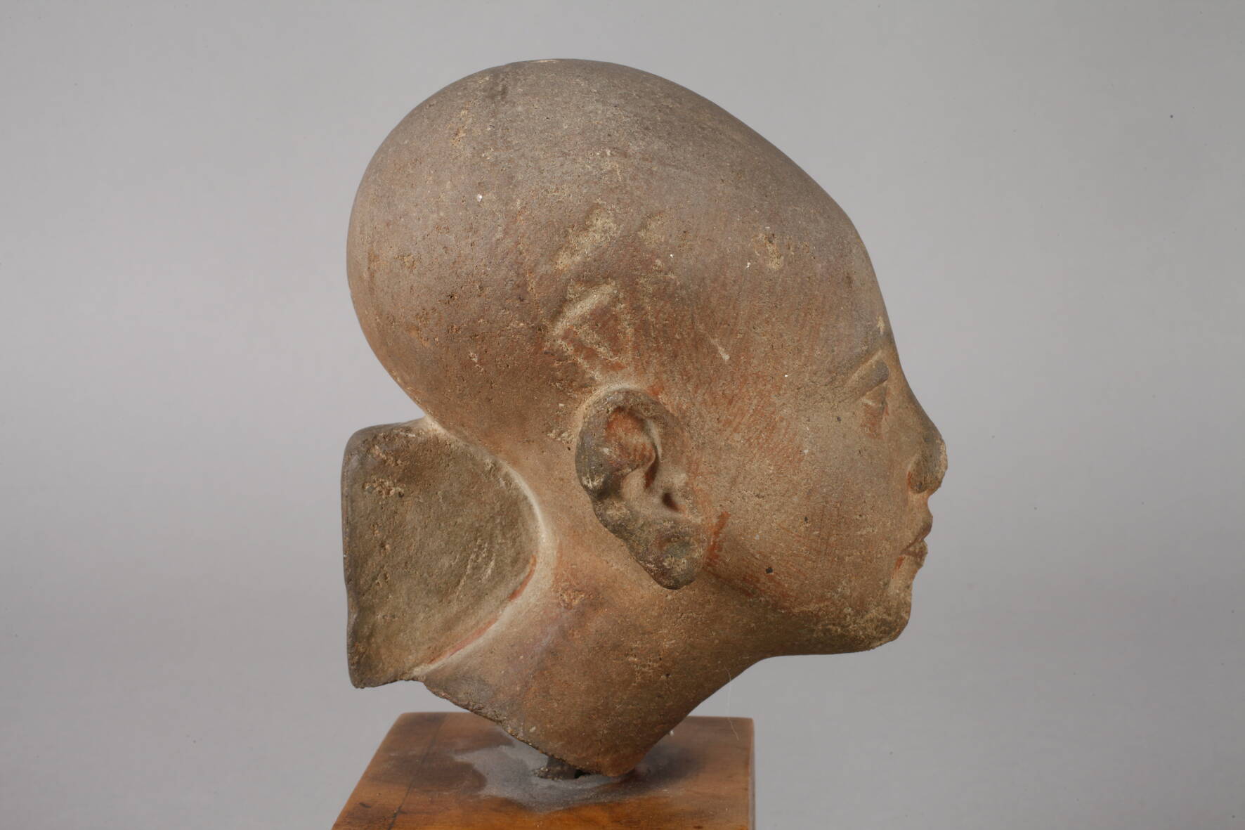 Kopf der Maket-Aton gut ausgeführte Replik nach dem Kopf einer der Töchter Amenophis IV. ( - Image 5 of 6