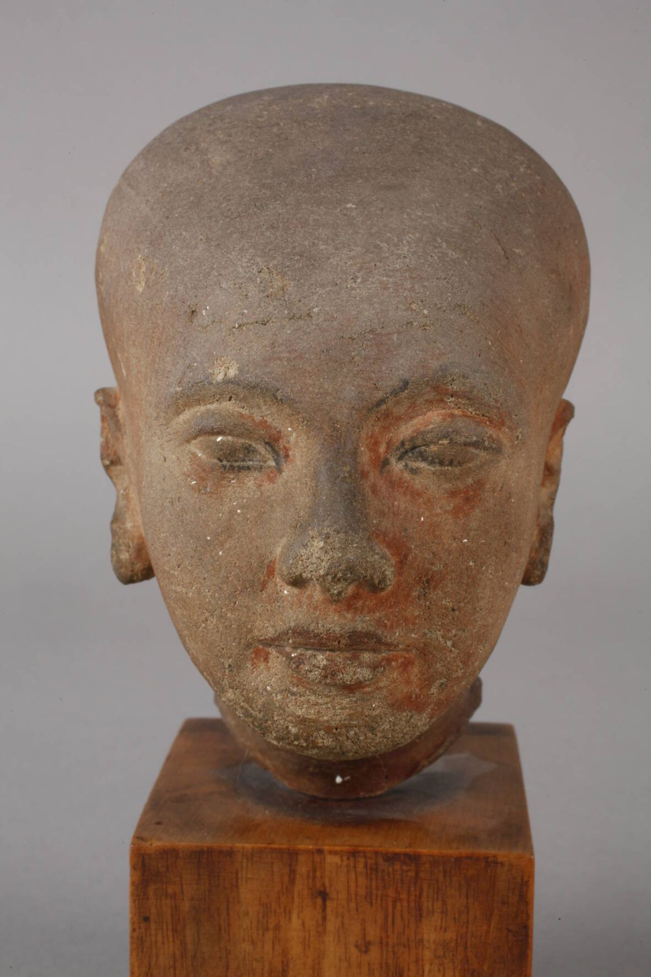 Kopf der Maket-Aton gut ausgeführte Replik nach dem Kopf einer der Töchter Amenophis IV. ( - Image 2 of 6