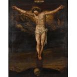 Jesus am Kreuz 16./17. Jahrhundert Darstellung des Hügels Golgatha, mit dem gekreuzigten Jesus