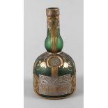 Likörflakon für Grand Marnier um 1900, Hersteller Legras & Cie. Saint-Denis, flaschengrünes Glas