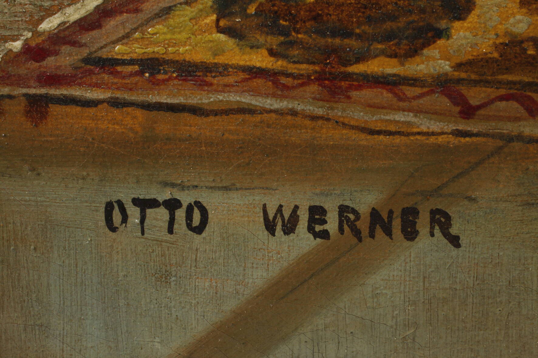Otto Werner, Schubert am Spinett Darstellung des Komponisten Franz Schubert, betrachtet von einer - Image 3 of 6