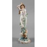 Meissen "Die Geburt der Venus" Entwurf Friedrich Offermann 1898, unterglasurblaue