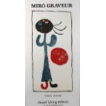 Joan Miró, Ausstellungsplakat erschienen anlässlich einer Ausstellung bei „Daniel Lelong éditeur“,