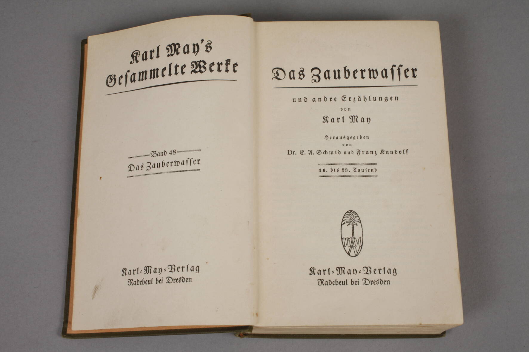 Konvolut Karl May bestehend aus 5 Bänden, Fehsenfeld: Am stillen Ocean; Karl-May-Verlag: Der - Image 4 of 4