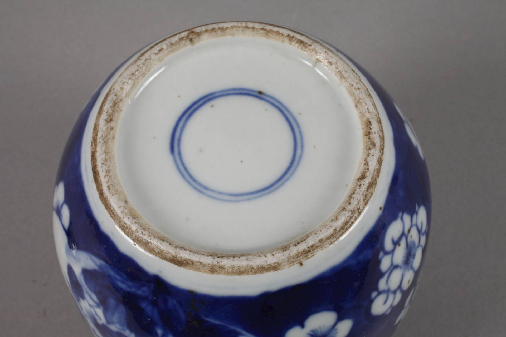 Zwei Teile China Anfang 20. Jh., Porzellan in kobaltblauer Unterglasurbemalung, miniaturhafte - Bild 3 aus 5
